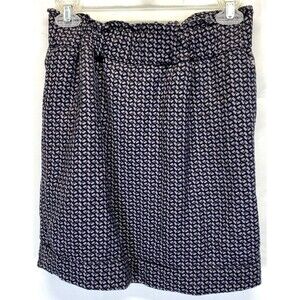 Gap Maternity Women Skirt (26x17.5") Violet/Black Pattern Size S Casual RN 54023